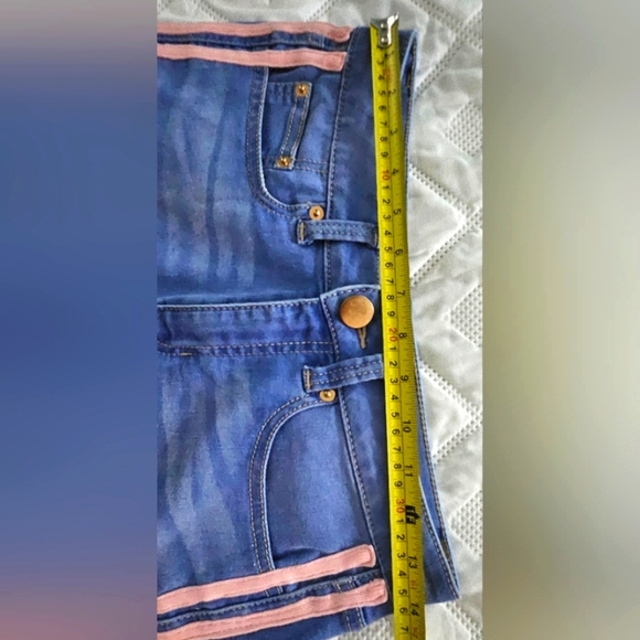 🌟Pink Stripe Denim Skirt 🌟 - Picture 6 of 6